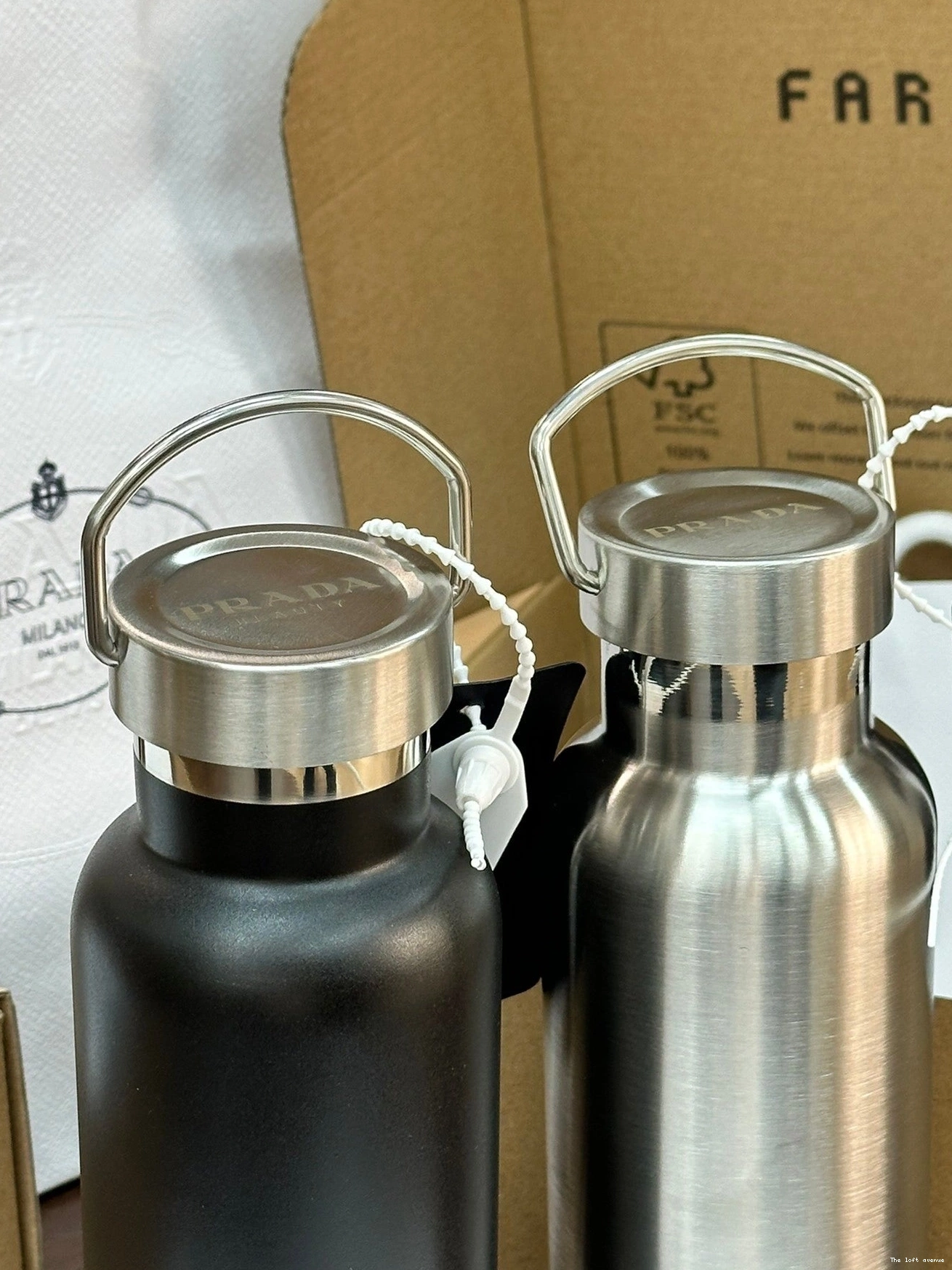 PRADA STEEL BOTTLE STAINLESS 2.0 0716